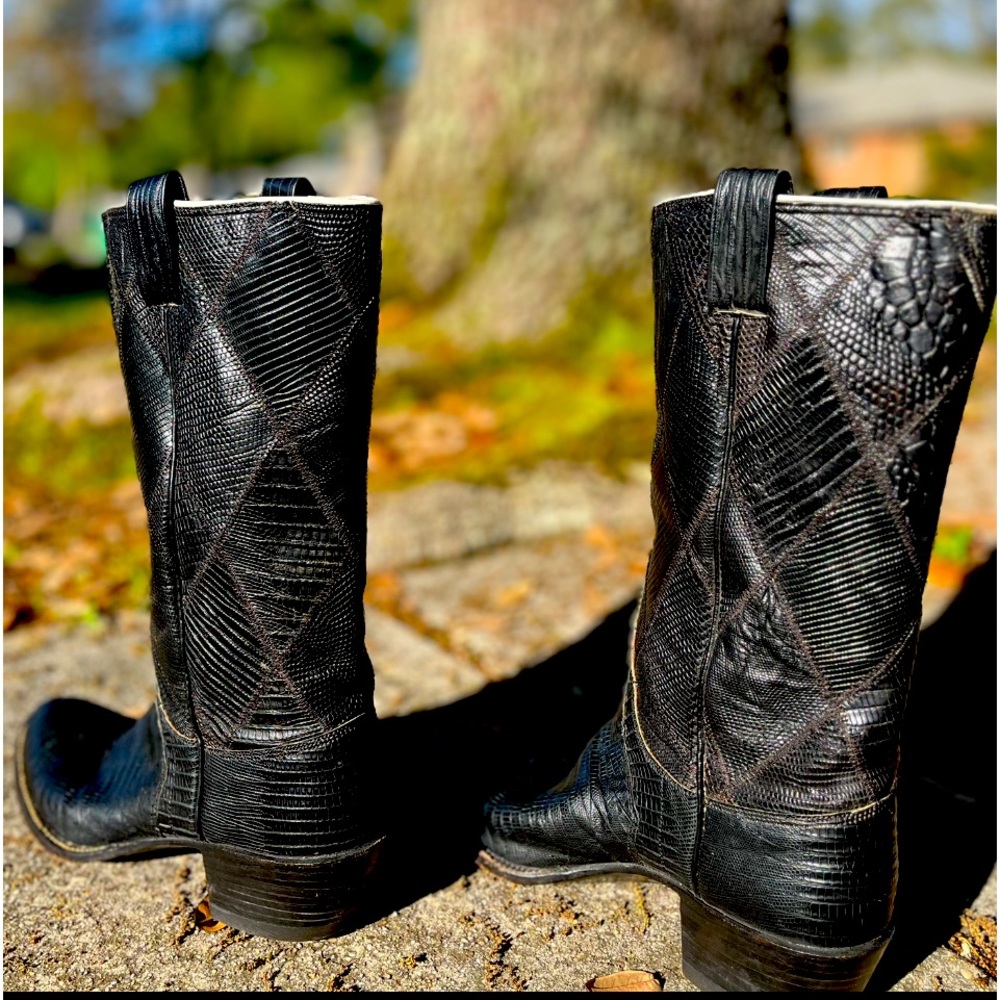 Vintage Custom M.L. Leddy Cowboy/Cowgirl Boots